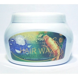 ac 🙇Valensey hair wax 500g แว็กซ์ เคลือบ และบำรุงเส้นผม สารสกัดจาก โสม เซรั่มน้ำนม  วิตามิน E la bourse (ลาบูสส์)