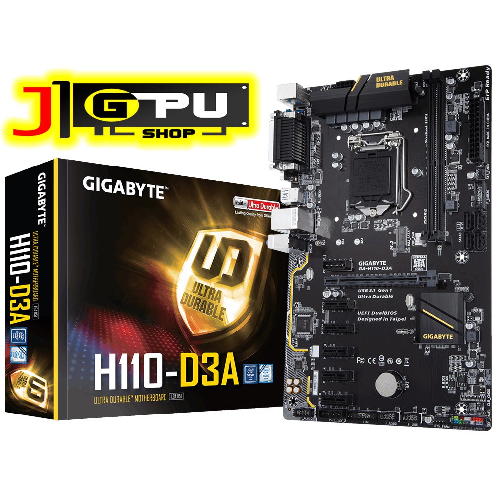 MAINBOARD (เมนบอร์ด) 1151 GIGABYTE GA-H110-D3A