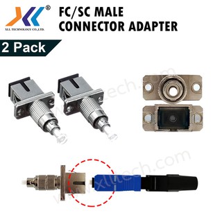 FC/SC MALE connector Adapter(fiber optic) หัวต่อตรงแปลงAdapter