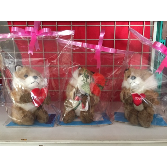 กระรอกมีหาง ดัดแขนขาได้ Squirrel doll