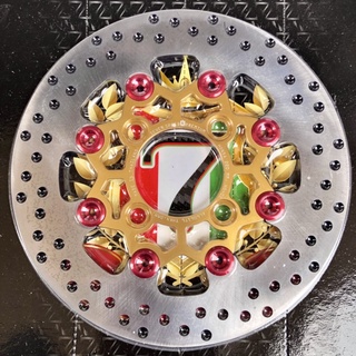 จานดิสก์เบรค สำหรับ HONDA WAVE ขนาด 220 mm 8 หมุด BY SEVEN SPEED