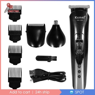 3in1 Rechargable Hair Clipper Powerful Cutting Machine Beard Barber Hair Trimmer