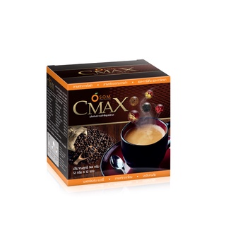 กาแฟ S.O.M. CMAX  เอส.โอ.เอ็ม. ซีแมคซ์  กาแฟเพื่อสุขภาพ 1 กล่อง