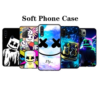 เคสโทรศัพท์ซิลิโคน TPU แบบนิ่ม ลาย LIU69 Marshmello DJ สําหรับ Samsung A11 A12 A13 A20 A20S A21S A30 A22 4G 5G