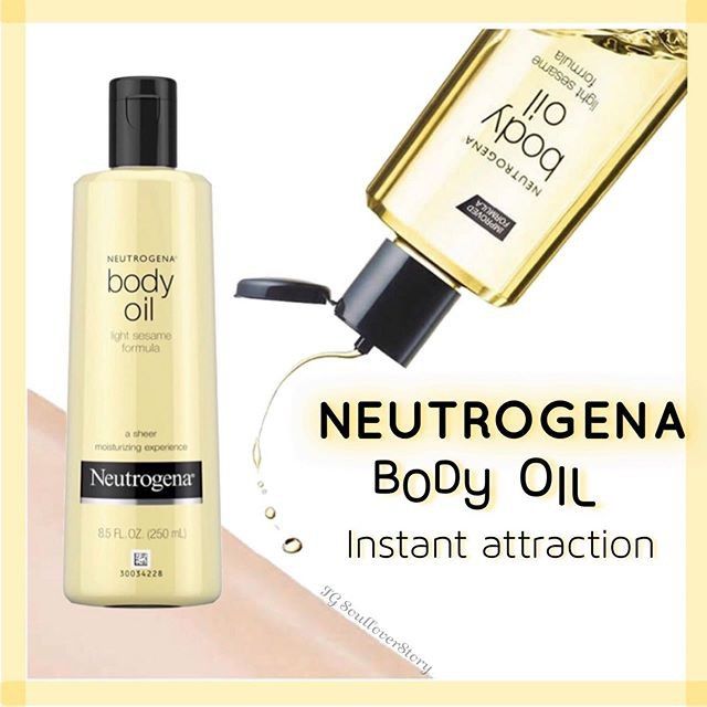 ❤พร้อมส่ง💕Neutrogina Body Oil light Sesame Formula 250ml. หมดอายุ : 23/06/2021.