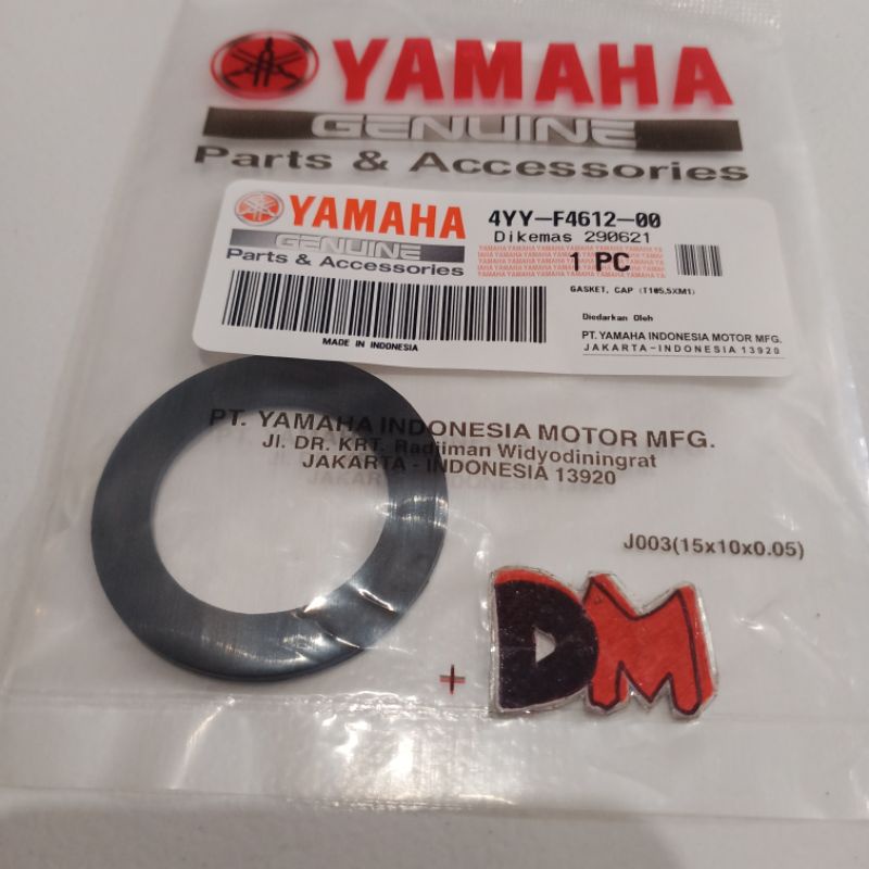 ประเก็นหมวกซีลยางฝาถังน้ํามัน Mio J Soul Gt Jupiter Z Mx Vega R ZR Xeon Rx king Lexi Aerox 4YY-F4612