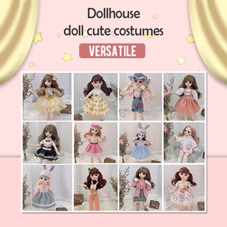 ราคา[Xshki] ของเล่นเด็กเสื้อผ้าตุ๊กตา Bjd Doll 1/6 Princess Diy ขนาด 30 ซม. (ไม่มีตุ๊กตา) Dom