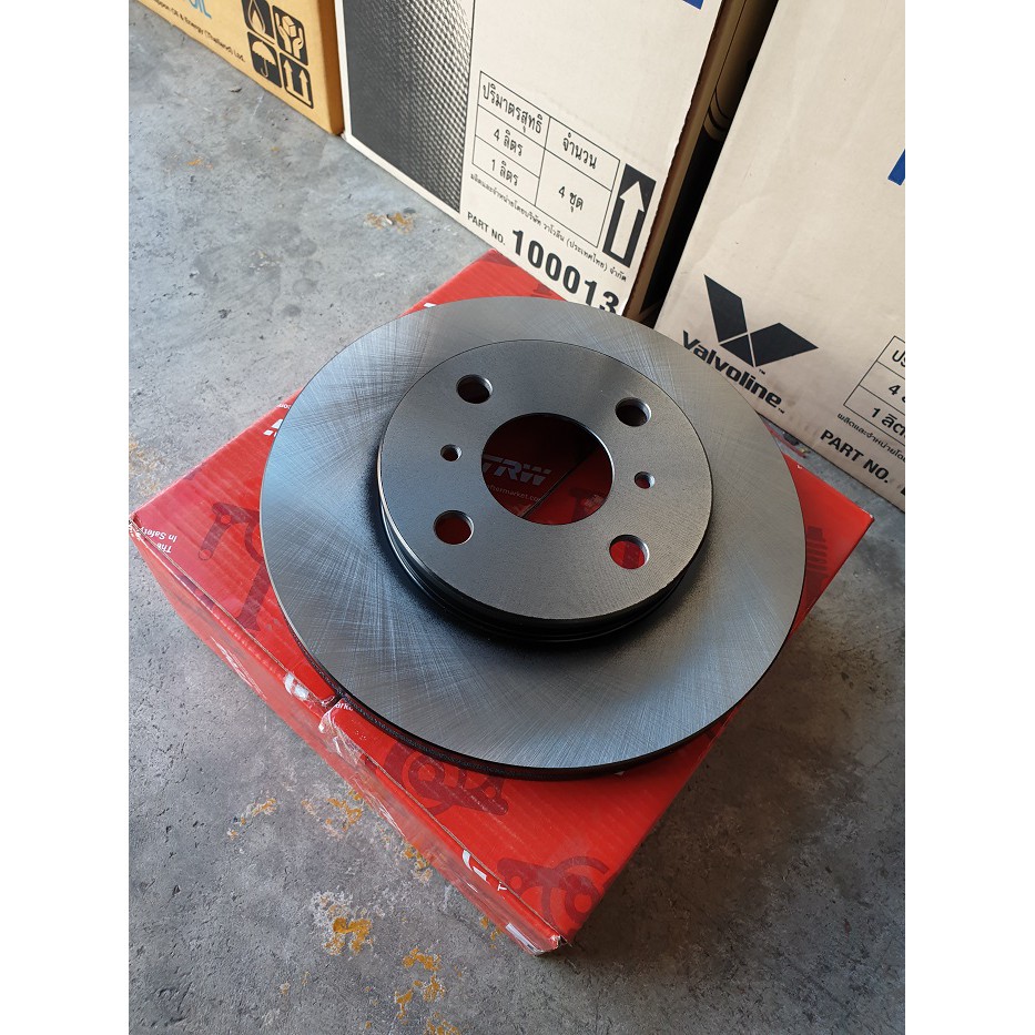 จานเบรคหน้า TRW TOYOTA VIGO(SMARTCAB) ปี 2008-2011 (1คู่) DF7490S