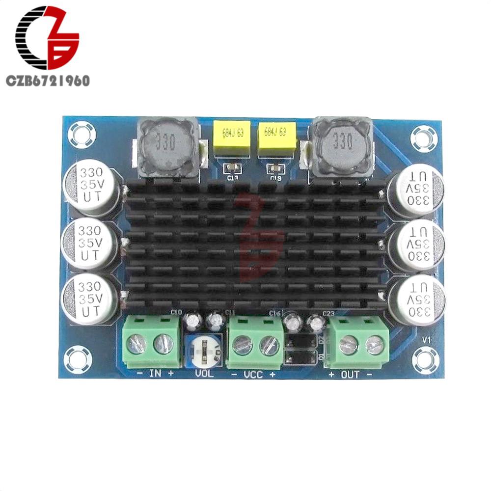 dc 12v 24 v 100 w tpa 3116 tpa3116da mono channel แผ่นบอร์ดโมดูลขยายเสียงสเตอริโอพลังงานสูง