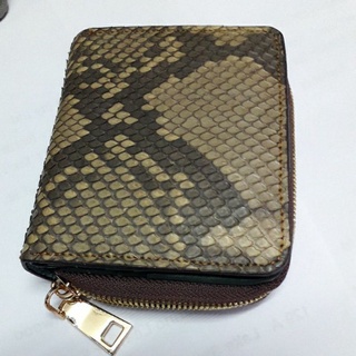 python mini purse กระเป๋าสตางค์งูเหลือมแท้cites