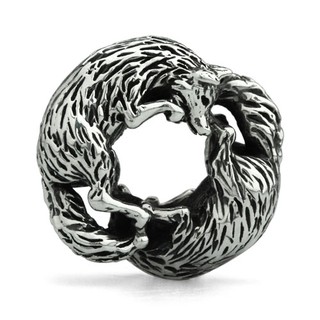 OHM Beads รุ่น Dancing Coyotes - Silver 925 Charm เครื่องประดับ บีด เงิน เแก้ว จี้ สร้อย กำไล OHMThailand