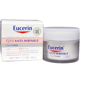 Eucerin Q10 Anti-wrinkle face cream 48 g พร้อมส่ง