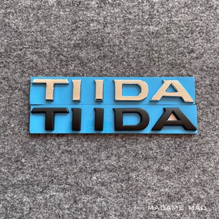 โลโก้ TIIDA TIDA นิสสัน ทีด้า ขนาด 17.2x2.3cm