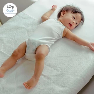 Airy แอร์รี่ผ้ารองกันเปื้อนเตียงทารก ขนาด 70*100 ซม.