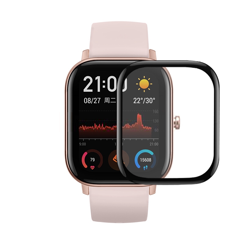 แผ่นปิดหน้าจอ PMMA แบบเต็มสำหรับ Huami Amazfit GTS2 GTS2e 2e GTS 2 mini GTS3 GTS 3