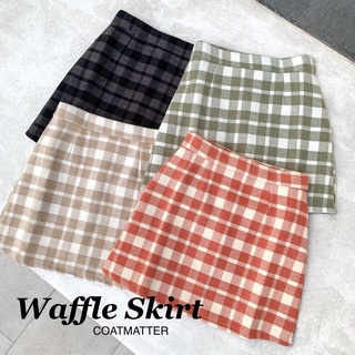 Coatmatter l Waffle Skirt กระโปรงลายสก็อต