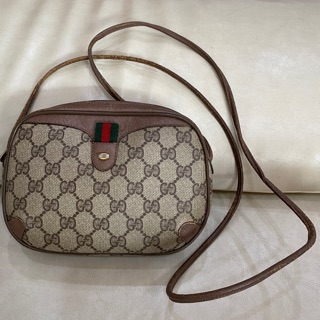 Gucci vintage crossbody เขียวแดง