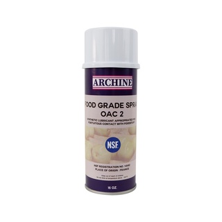 สเปรย์จาระบีฟู้ดเกรดสังเคราะห์ทนความร้อนสูงได้รับการรับรองจาก NSF H1 (Food grade) ArChine Foodgrade OAC 2 (16 OZ.)