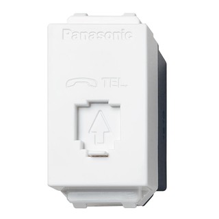 เต้ารับโทรศัพท์ PANASONIC WEGN 2164 6P/4C สีขาว TELEPHONE SOCKETS PANASONIC WEGN 2164 6P/4C WHITE