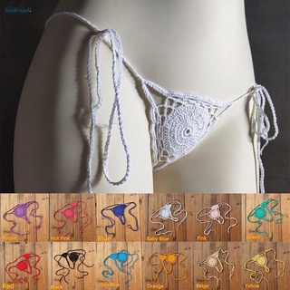 【HODRD】Women Swimming T-back Thong Butt Trunks Crochet Underpants Up G-string【Fashion Woman Men】