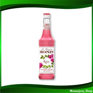 ไซรัป กลิ่นโรส 700 มิลลิลิตร โมนิน Monin Syrup Rose น้ำเชื่อม น้ำหวาน ไซรับ