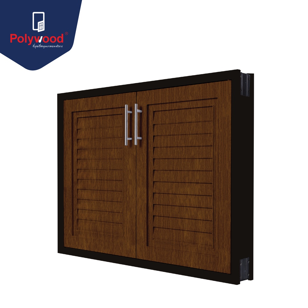 ส่งฟรี Polywood โพลีวูด - บานซิงค์คู่ M-13 ชุดครัว ABS รุ่น M-SERIES+ ขนาด 85.5x65.5 CM. บานซิงค์ลายไม้