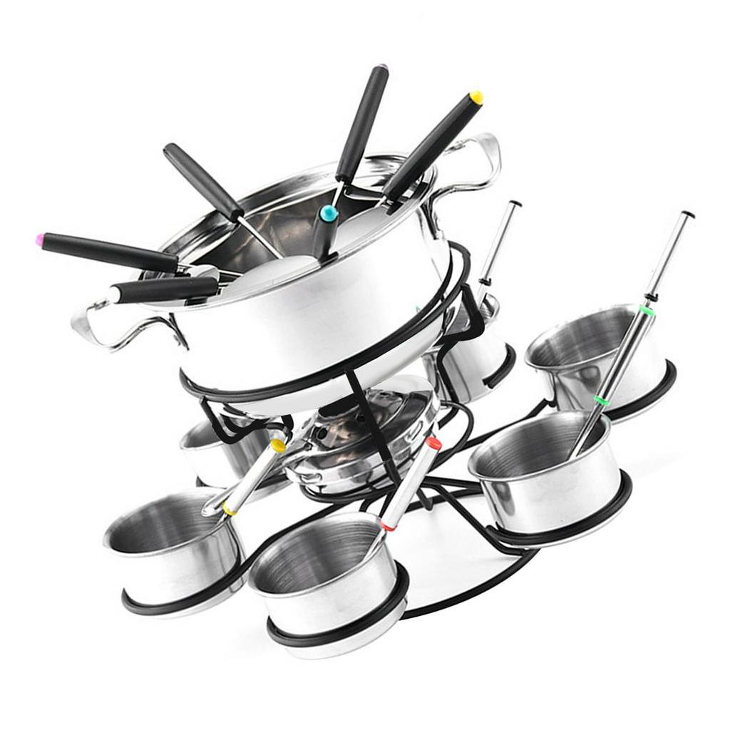 1 Set Alcohol Stove Cheese Fondue Pot Alcohol Stove Cheese Fondue Stove