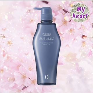 Shiseido Sublimic Salon Solutions Off-Clear 500/1800 ml แชมพูทำความสะอาดเส้นผมอย่างล้ำลึก