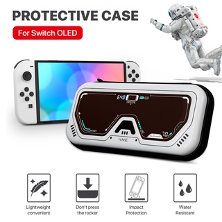 IINE กระเป๋าเคส PC แบบแข็ง สําหรับใส่แว่นตากันแดด Nintendo Switch OLED Universe Series