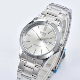 MTP-1239D-2A ผู้ชายวันที่สัปดาห์ Dual ปฏิทิน WaterProof สแตนเลส Causal Bussness นาฬิกา 38 มม.