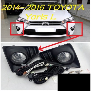 (พร้อมสายไฟ และสวิตช์) ไฟตัดหมอก สําหรับ TOYOTA YARIS 2014 2015 2016