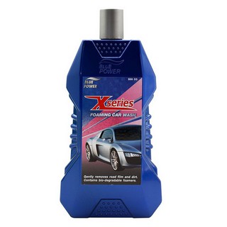 Car care solution FOAMING CAR WASH BLUE POWER X-SERIES 500ML Car accessories Hardware hand tools น้ำยาดูแลรถยนต์ แชมพูล้