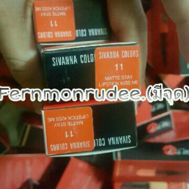 sivanna matte stay lipstick kiss me