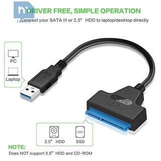 jae usb 3 . 0 to sata อะแดปเตอร์แปลงสายเคเบิ้ลสําหรับ 2 . 5 นิ้ว ssd hdd hard disk drive