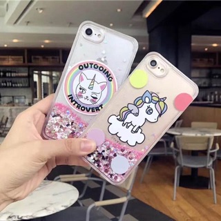 💛เคสตู้กากเพชรการ์ตูน 170฿