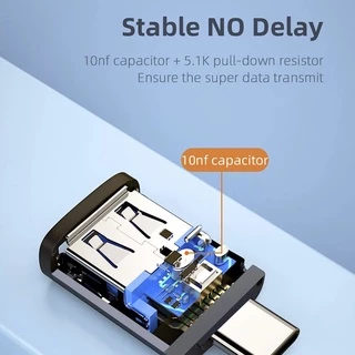 💜ถูกจริง/ส่งไว📦Essager หัวแปลง TypeC To USB 3.0 รองรับ OTG 5Gbps Adapter TypeC / UBS / Micro