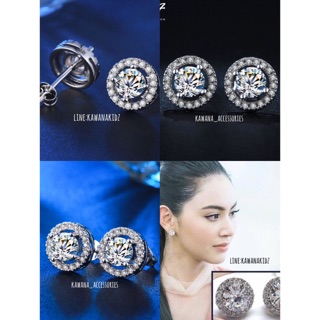 Daimond CZ Silver Earings