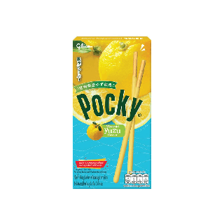 Pocky Yuzu ป๊อกกี้ บิสกิตแท่งเคลือบรสส้มยูสุ 33 กรัม