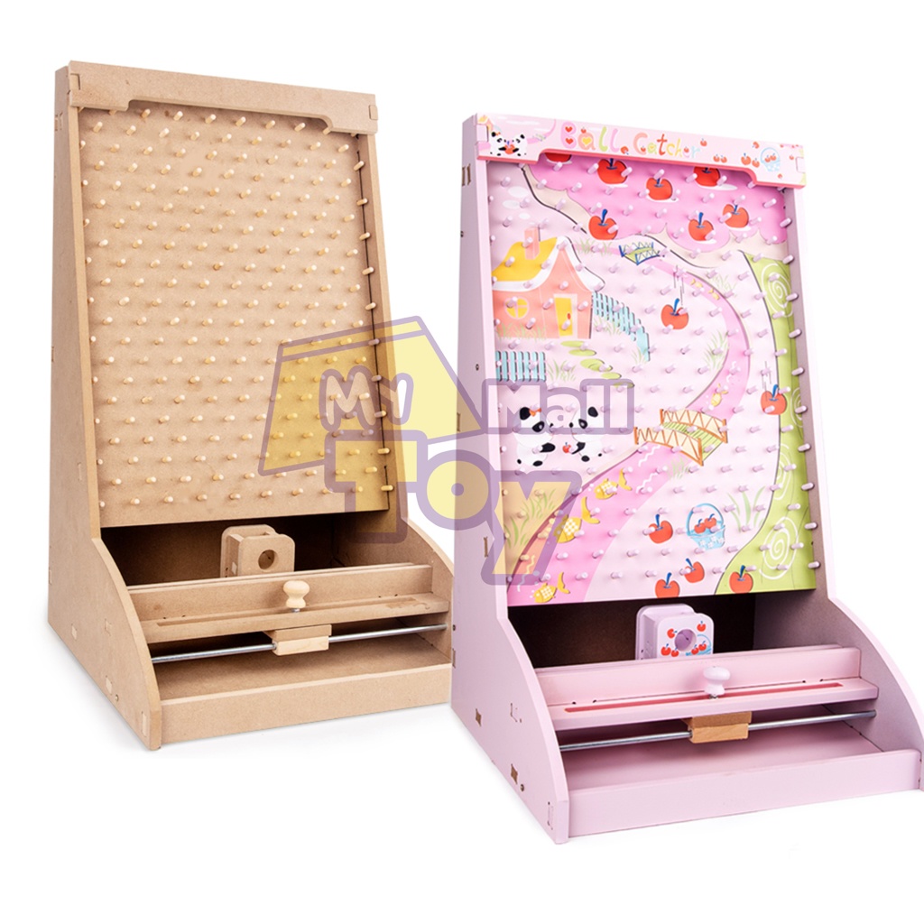 พร้อมส่ง   Catch the ball game เกมส์กระดานลูกแก้วฝึกทักษะ เกมส์หยอดลูกแก้ว ของเล่นฝึกทักษะและเสริมพั