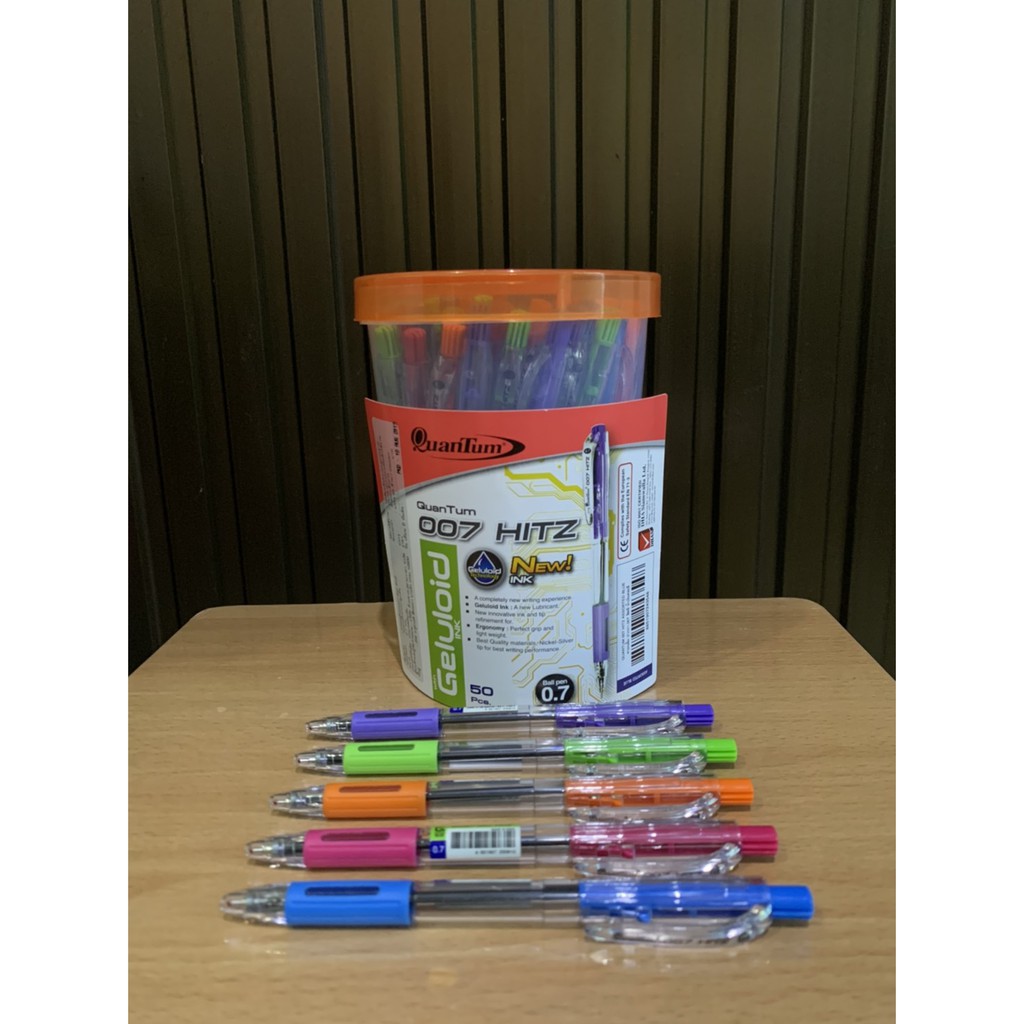 [ส่งฟรีไม่ใช้โค้ด] ปากกาลูกลื่น ควอนตั้ม เจลโล่พลัส 007สีน้ำเงิน (Quantum GeloPlus 007)