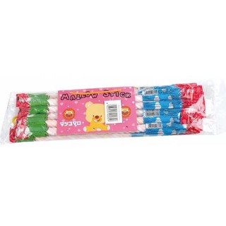 MALLOW STICK สติ๊ก มาร์ชเมลโลว์ รสสตรอเบอร์รี ขนาด 20กรัม ยกแพ็ค 12แท่ง MARCHMALLOW