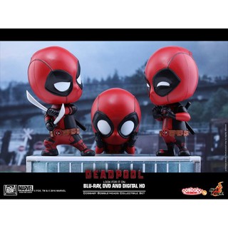 [ล้างสต๊อก]HOT TOYS COSBABY : DEADPOOL Movie : DEADPOOL (3 Pack) ของใหม่ ของแท้ 100%