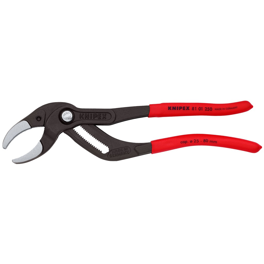 KNIPEX Siphon & Connector Pliers - 250 mm คีมแบบคอห่านและคีมเชื่อมต่อ 250 มม. รุ่น 8101250