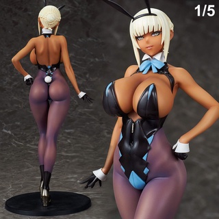 Figure ฟิกเกอร์ Model โมเดล Bunny girl บันนี เกิร์ล Erika Izayoi เอริกะ อิซาโยอิ Tanned Ban Original Character 1/5