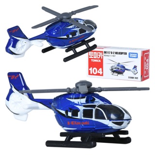 แท้ 100% จากญี่ปุ่น โมเดล เฮลิคอปเตอร์ Takara Tomy Tomica No.104 BK117 D-2 Helicopter