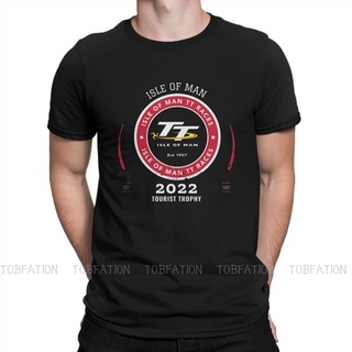 เสื้อยืดผ้าฝ้ายพิมพ์ลายขายดี เสื้อยืด ผ้าฝ้าย 100% พิมพ์ลาย Isle Of Man TT Races Manx 2022 สําหรับผู้ชาย