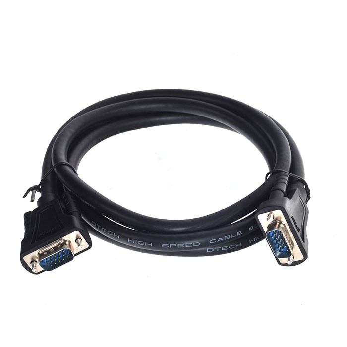 สาย VGA DTECH  สีดำ.