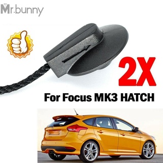 #MRBUNNY#FORD FOCUS Mk3 12-18 PARCEL SHELF LOAD LUGGAGE COVER BLIND Strap String Clip 2pcs