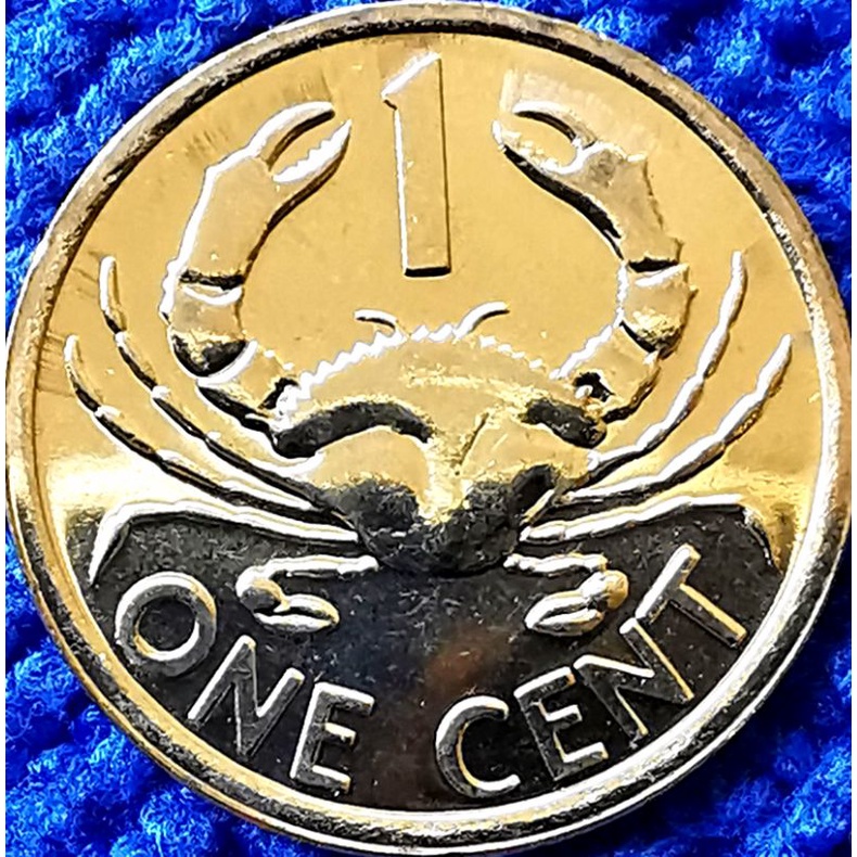 เหรียญ​ต่างประเทศ​ เซเชลส์​ Seychelles, 1 Cent, ไม่​ผ่าน​ใช้​ UNC, #​3393