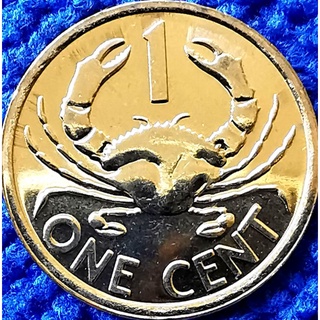 เหรียญ​ต่างประเทศ​ เซเชลส์​ Seychelles, 1 Cent,  ไม่​ผ่าน​ใช้​ UNC, #​1133T